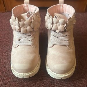 Lightly worn pink boots